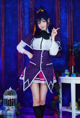 Hidori Rose – Akeno Himejima cosplay uniforme de biquíni de demônio negro